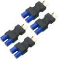Miniatyrbild 3 av 5: Yunique 4 st T-Deans Hane till EC3 Hona Adapterkontakt för Lipo-batterier Radiostyrda