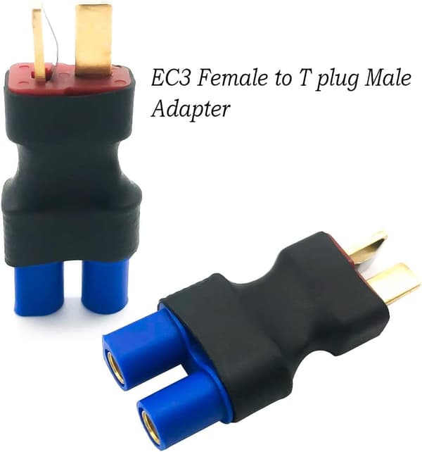 Yunique 4 st T-Deans Hane till EC3 Hona Adapterkontakt för Lipo-batterier Radiostyrda