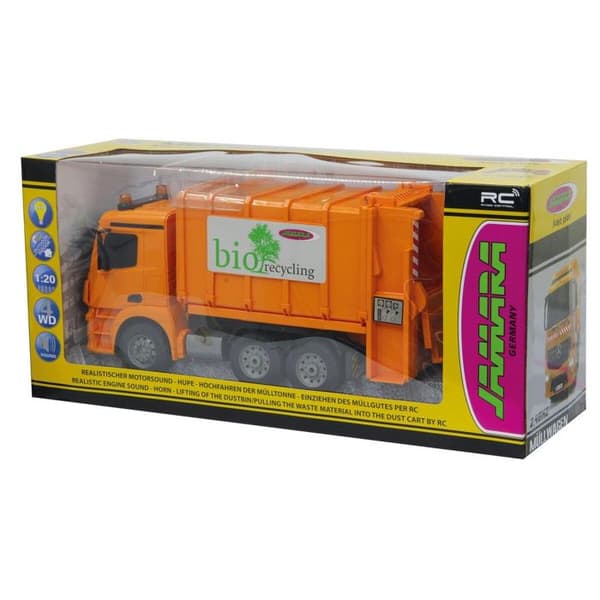 Jamara 405079 1:20 Driftklar elektrisk sopbil svart/orange 4WD