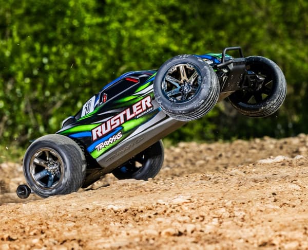 Traxxas Rustler 2WD BL-2S RTR TQ Grøn