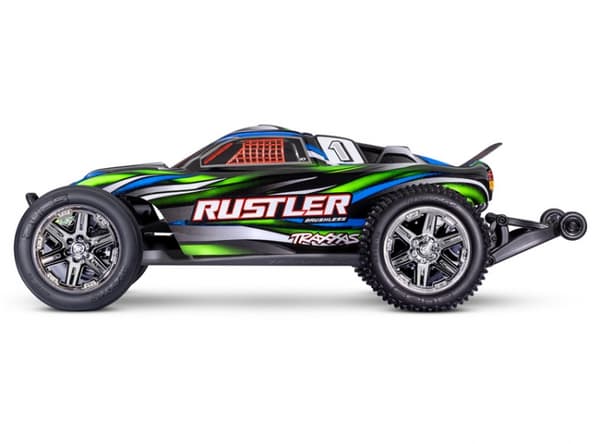Traxxas Rustler 2WD BL-2S RTR TQ Grøn