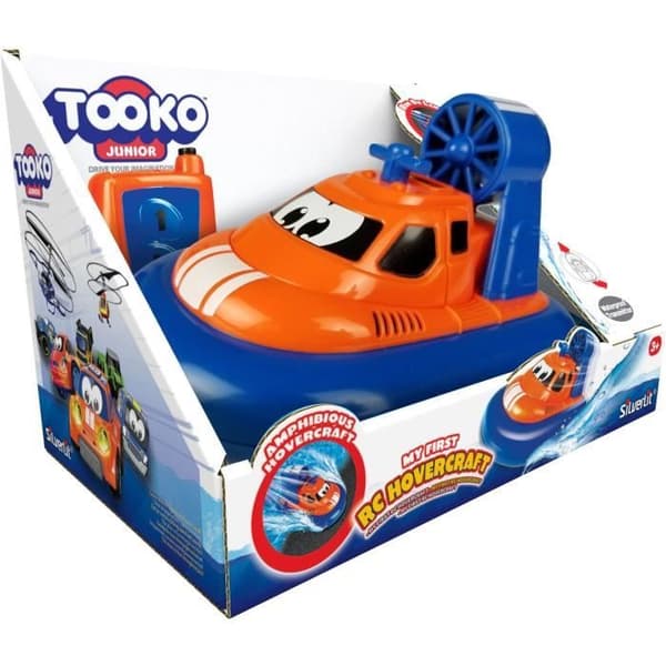 TOOKO JUNIOR fjärrstyrd svävare - 16 cm - Blå/Orange - Blandad - Från 3 år