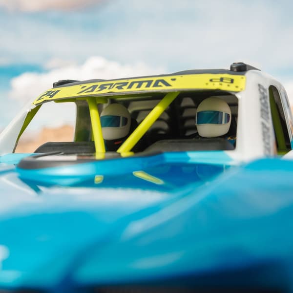 ARRMA Mojave Grom Mega 4WD Blå/Hvid - RTR