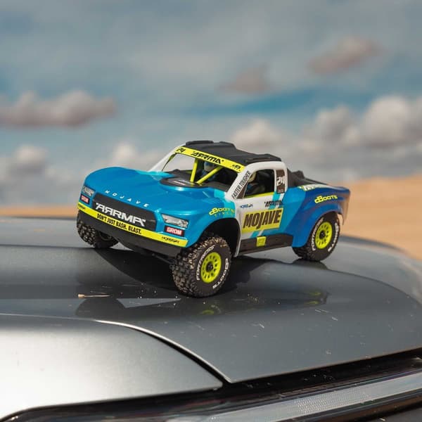 ARRMA Mojave Grom Mega 4WD Blå/Hvid - RTR