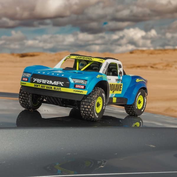 ARRMA Mojave Grom Mega 4WD Blå/Hvid - RTR