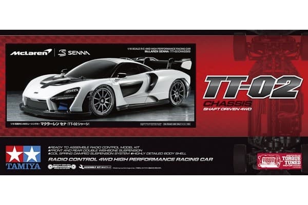 Tamiya 1/10 R/C McLaren Senna (TT-02)