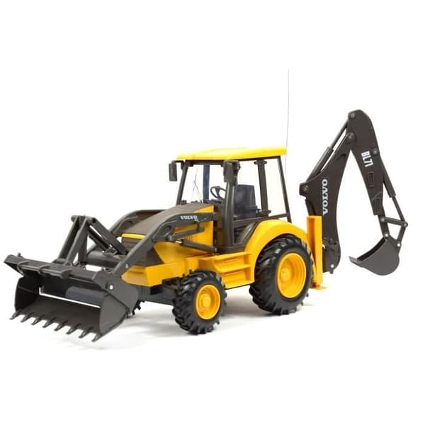 NEWRAY Public Works Machine VOLVO Miniatyrgrävlastare - Radiostyrd - 1/18° - 48,5 cm
