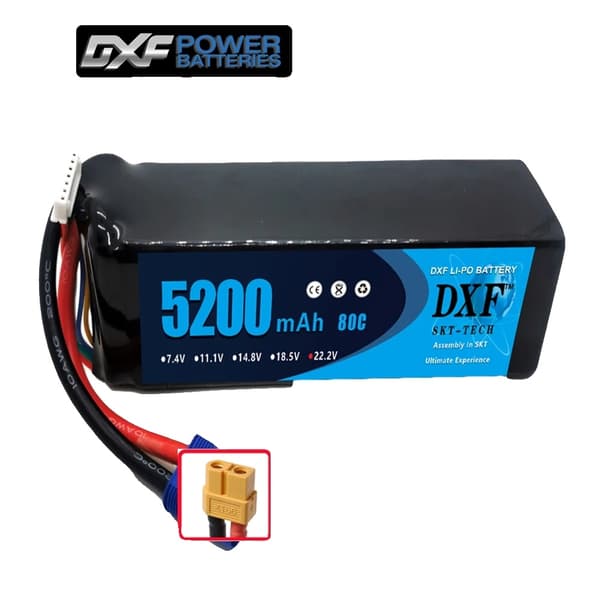 22.2V Lipo Batteri til RC, Høj Afladningshastighed, Flere Kapaciteter,1PCS6S5200 80CEC51 styk 1PCS6S5200 80CEC5 1PCS6S5200 80CXT60