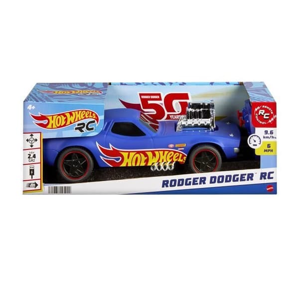 Hot Wheels-Rodger Dodger Fjärrkontroll Bil-1:1:16 Skala HTP54