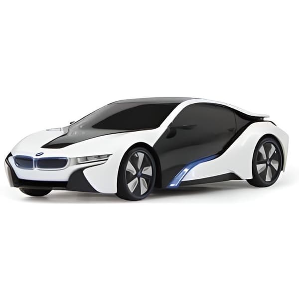 Fjärrkontroll leksak - JAMARA - BMW I8 - 1:24 - Vit - Inredning - 2 x AA
