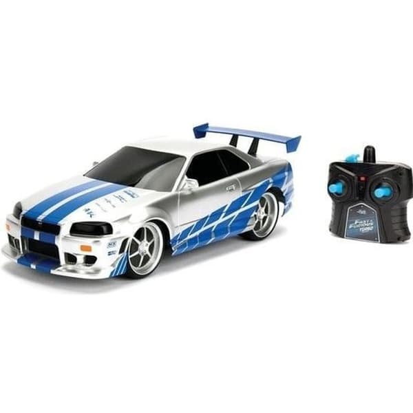 RC Bil - JADA - Nissan Skyline GT-R 2002 - 1:16 - Uppladdningsbar USB - För barn från 6 år