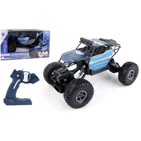 1/18 4X4 metallgendarmeri radiostyrt fordon - Turbo Challenge
