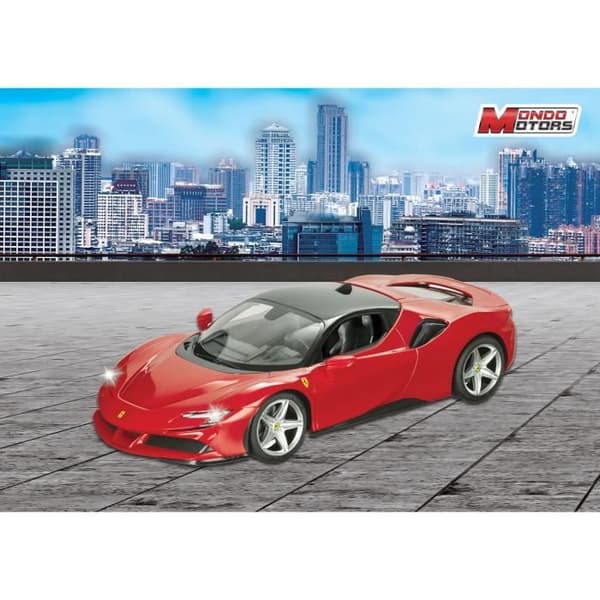 Ferrari SF90 Stradale radiostyrt fordon MONDO MOTORS - Ljuseffekter - 1:14:e skala