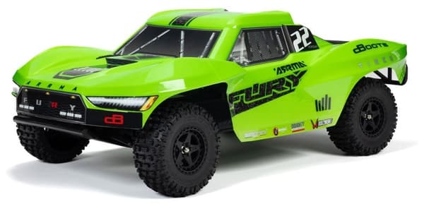 ARRMA Fury Mega 550 2WD Grøn - RTR