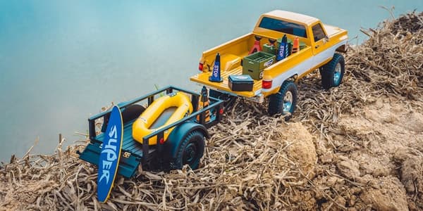 FMS FCX18 Chevrolet K10 1/18 4x4 Rød - Komplett