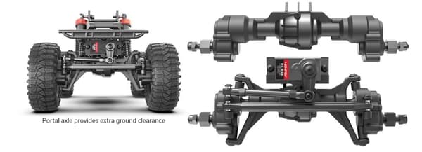 RedCat Ascent-18 1/18 Rock Crawler Grå Komplett
