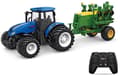 Miniatyrbild 1 av 2: Fjärrstyrd traktor med släp 1:24 Alloy 2.4G