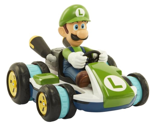 JAKKS Pacific Super Mario Mario Kart Mini RC Racer Luigi