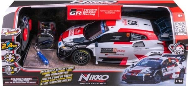 Toyota Gazoo Racing Rovanperä 1:16th Rally Series with extra tyres Nikko