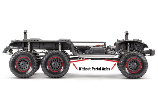 Traxxas TRX-6 Mercedes G63 AMG 6x6 Clipless Sølv