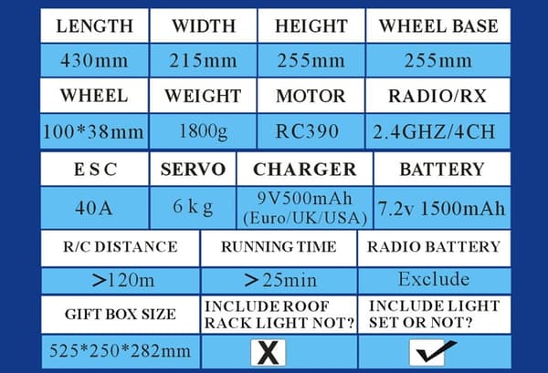 RGT Rock Cruiser V3FD 1:10