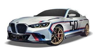 R/C 1:24 BMW 3.0 CSL Hvit Rastar