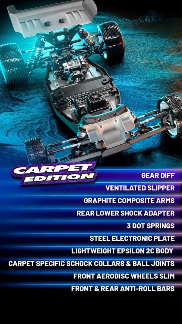 XRAY XB2C 2025 - 2WD 1/10 Buggy Kit - Carpet