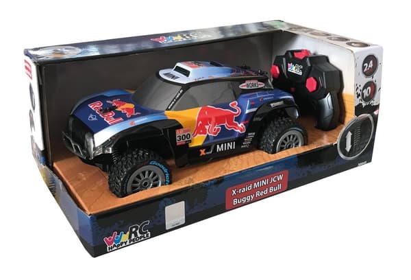 Radiostyrd Bil RC Rebull X-Raid Mini JCW Buggy 30 cm Suntoy