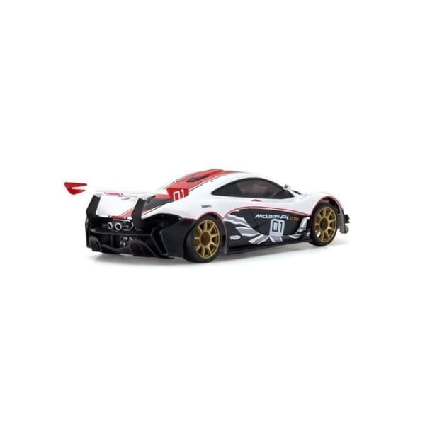 Miniatyrbil - KYOSHO - McLaren P1 GTR - Vit-Röd - Radiostyrd - Från 6 år