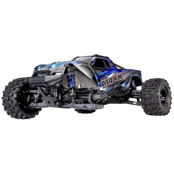 Bred MAXX 4X4 borstlöst radiostyrt fordon - TRAXXAS - Röd