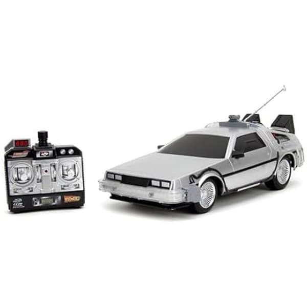 Jada - Tillbaka till framtiden - Radiostyrd Delorean Car - Turbofunktion - 1/16:e skala - Från 6 år - 253256004