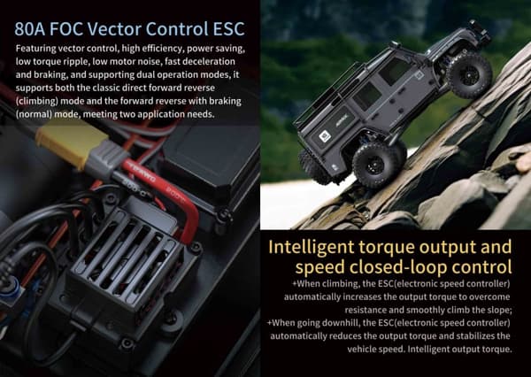 MJX Allrock H8H Børsteløs 1:8 Crawler 4WD Grå