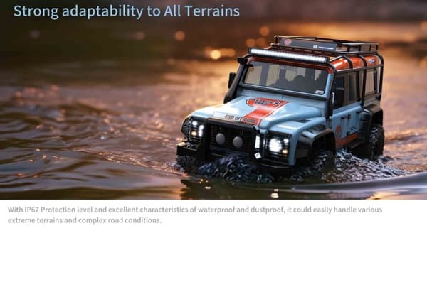 MJX Allrock H8H Brushless 1:8 Crawler 4WD Blå