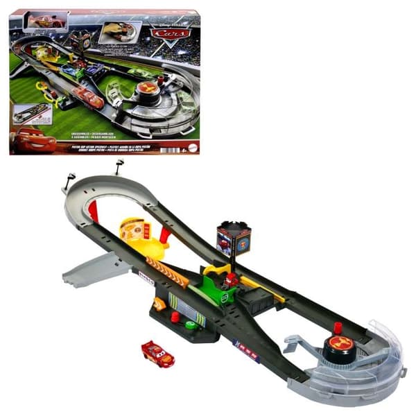 Cars Disney Cars - Action Speedway lekesett Piston Cup (HPD81)
