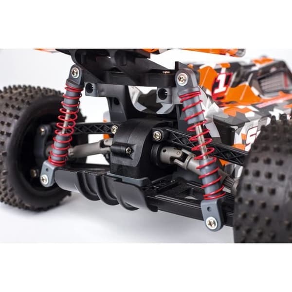 Radiostyrd bil - TAMIYA - Speed Warrior FE 1/10 - Orange - Uppladdningsbar USB - 6 år och uppåt