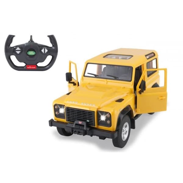 Terrängbil - JAMARA - LAND ROVER DEFENDER - Radiostyrd - Vit - 4 AA-batterier