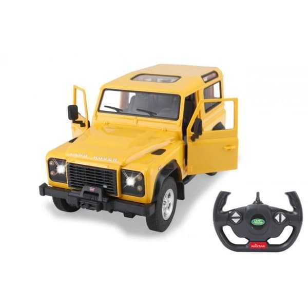 Terrängbil - JAMARA - LAND ROVER DEFENDER - Radiostyrd - Vit - 4 AA-batterier