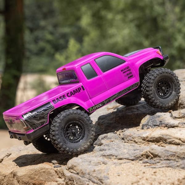 Axial SCX24 Base Camp Rock Crawler 4WD Pink