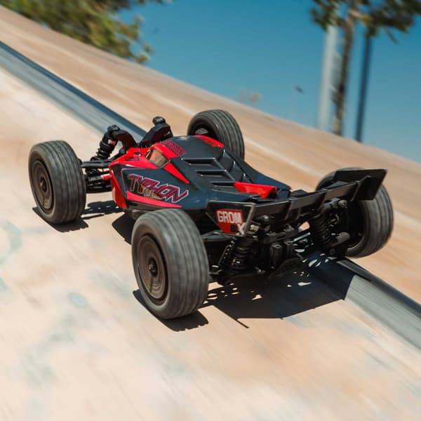 ARRMA Typhon Grom 223S BLX 4WD Rød/Sort - RTR