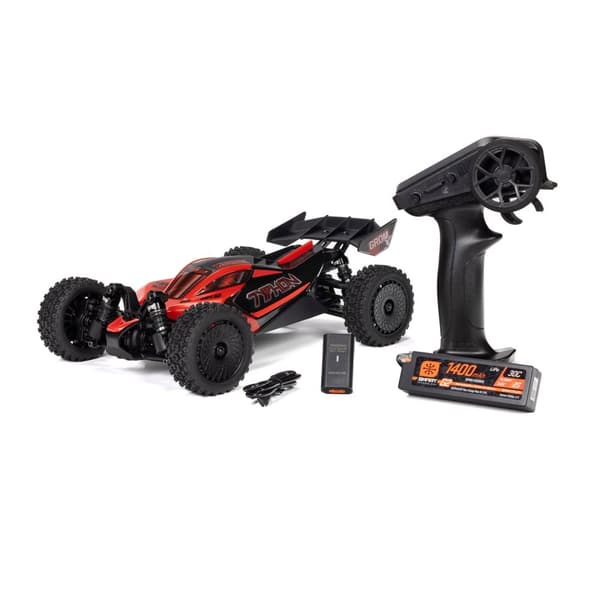 ARRMA Typhon Grom 223S BLX 4WD Rød/Sort - RTR