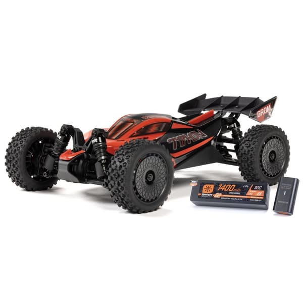 ARRMA Typhon Grom 223S BLX 4WD Röd/Svart - RTR