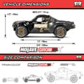 Miniatyrbild 3 av 11: ARRMA Mojave Grom 223S BLX 4WD Svart - RTR