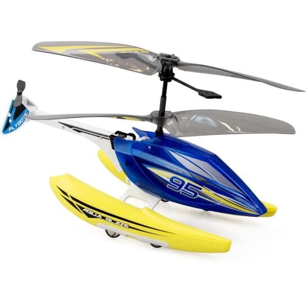 Fjärrstyrd helikopter - FLYBOTIC - Helico Aqua Blaze - 19,5 cm - gul och svart - från 8 år