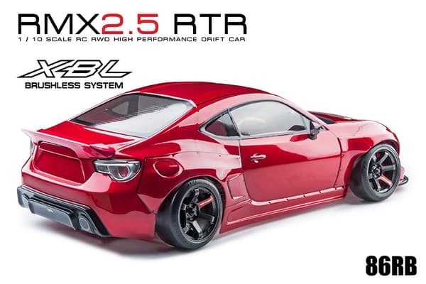 MST RMX 2.5 86RB 2WD Gyro BL Drift Röd RTR