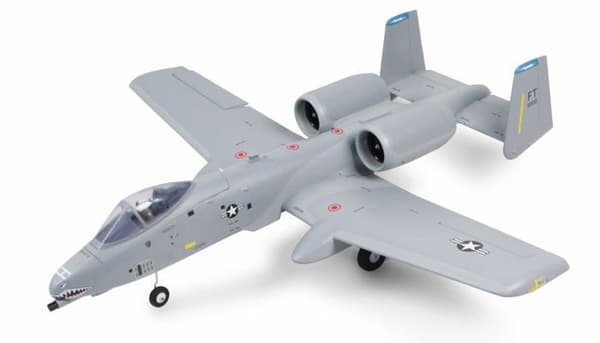 Amewi radiostyrt fordon - 24121 - AMXPlanes A10 Thunderbolt II Jet EPO ARF Grå
