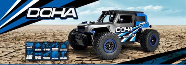 Maverick Doha 1/20 Desert Truck Blue - Komplet