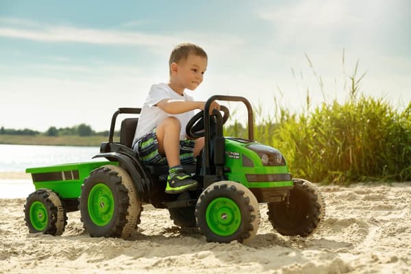 BATTERI ÅKBART FORDON TRAKTOR HECTOR - BLÅ