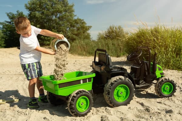 BATTERI ÅKBART FORDON TRAKTOR HECTOR - BLÅ