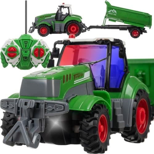 Fjärrstyrd Traktor med Släp - RC