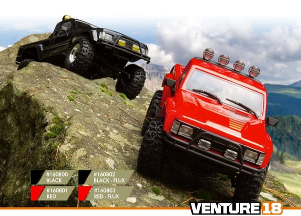HPI Venture 18 Toyota Hilux SR5 RTR - Sort